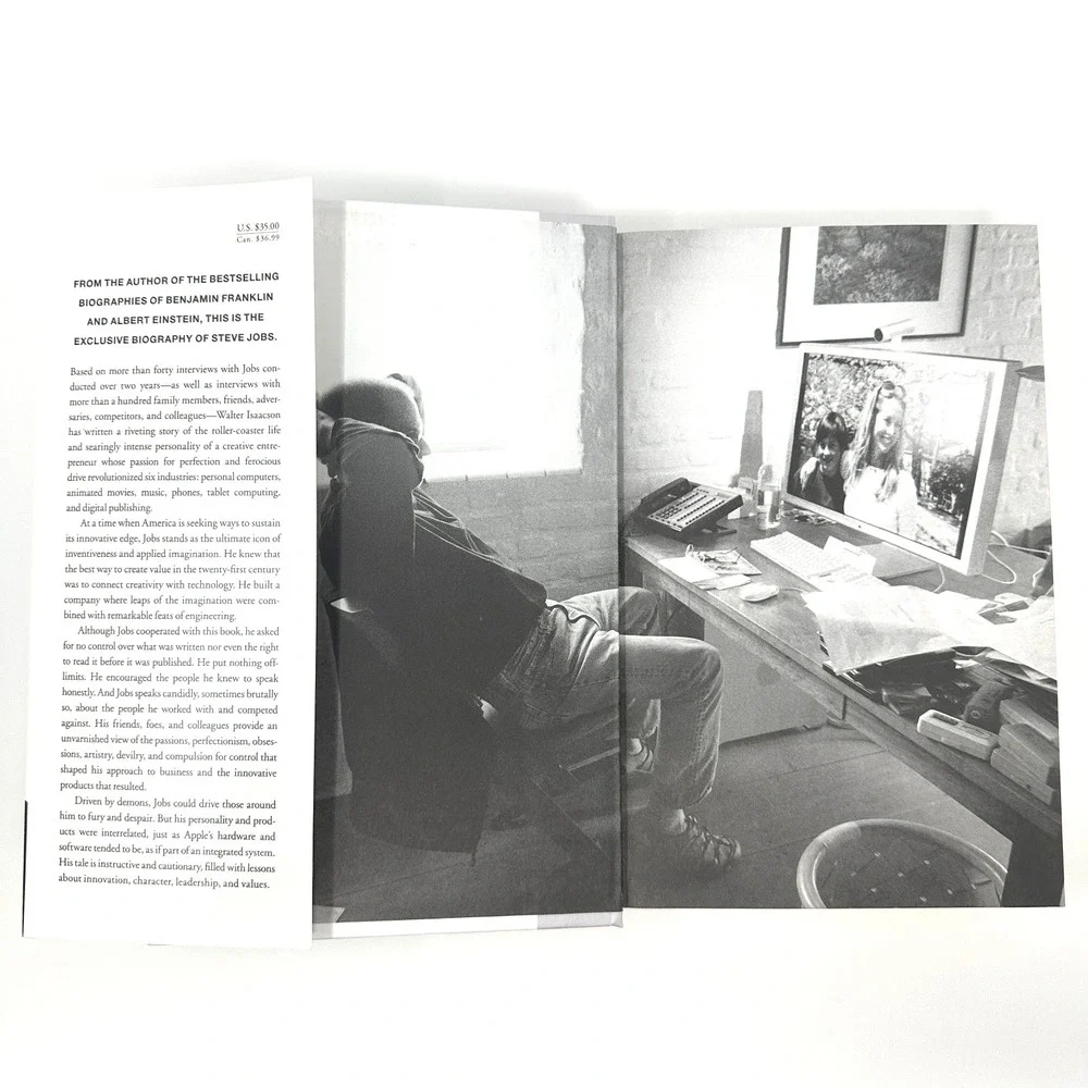 Steve Jobs Walter Isaacson Hardcover Book Apple CEO Simon Schuster 2011